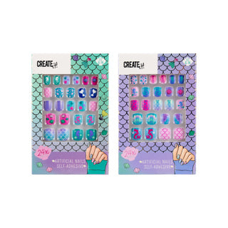 Create it! mermaid kunstnagels zelfklevend | 12 stuks