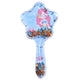 Haarborstel met glitter | 9 stuks