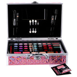 Casuelle make up koffer roze holografisch - afbeelding 2