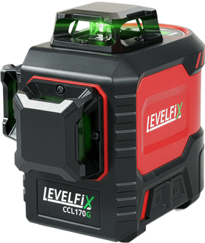 Levelfix groene basis 3d conelaser 3x360° set incl. statief, 2 accu's
