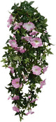 Mica decorations kunstplant petunia - lichtroze - 80 cm - kunst hangplanten