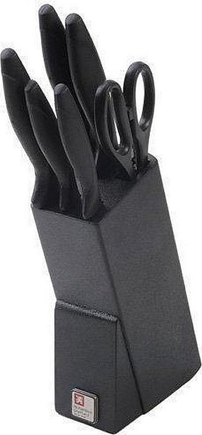 Richardson sheffield - laser cuisine messenset - inclusief messenblok - 6 delig