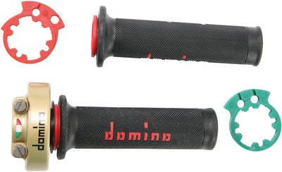 Domino gasgriffarmatur xm2 throttle grips alu go 2-pull,handleg xm2