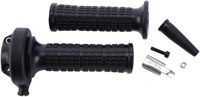 Domino gasgriffarmatur vintage throttle grips alu chr vint gheprad