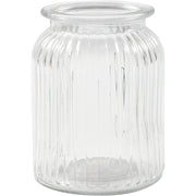 Https: www.cchobby.nl glazen-pot-h-14-5-cm-d-11-cm-gatgrootte-7-cm-6-stuk-1-doos - afbeelding 1