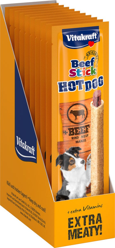 Vitakraft beef stick - hot dog - 10 stuks - 10x30 gram