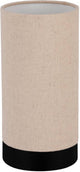 Eglo feniglia tafellamp - e27 - 25,5 cm - beige zwart - linnen
