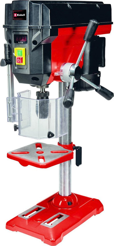 Einhell kolomboormachine te-bd 550 e - 550 w - 450-2.500 t min - b16 - snelspanboorkop: ø1-13 mm - max. boordiepte: 60 mm - boortafel: 170x170 mm - boortafel is kantelbaar, draaibaar en in hoogte verstelbaar