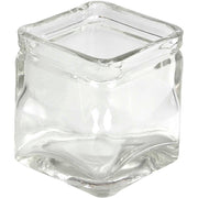 Https: www.cchobby.nl vierkant-glas-h-5-5-cm-afm-5-5x5-5-cm-12-stuk-1-doos - afbeelding 1
