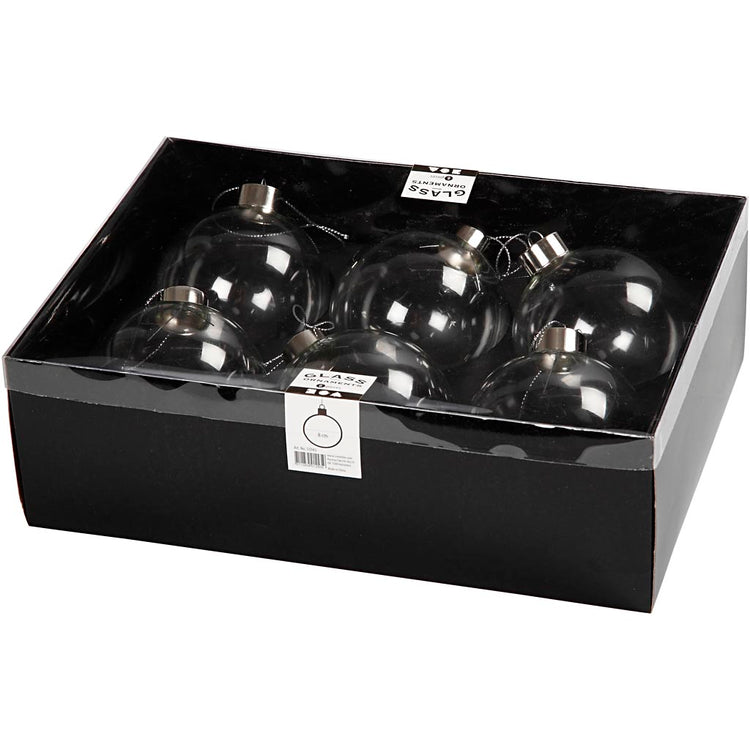 Https: www.cchobby.nl glazen-ornamenten-h-8-9-cm-d-7-9-cm-transparant-6-stuk-1-doos