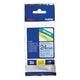 Labeltape brother tze551 24mmx8m zwart, blauw