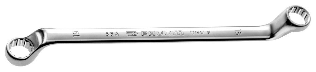 Facom dubbelgebogen 12-kant ringsleutel 30x32 mm - 55a.30x32