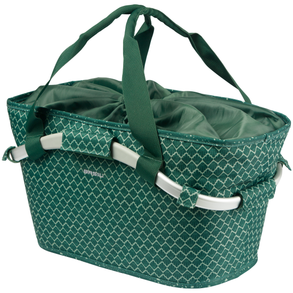 Basil fietsmand flair carry all achtermand met mik bevestiging 38 x 21 x 27 cm - groen