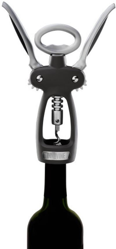 Innovine ™ kurkentrekker met dubbel hendel - graphite