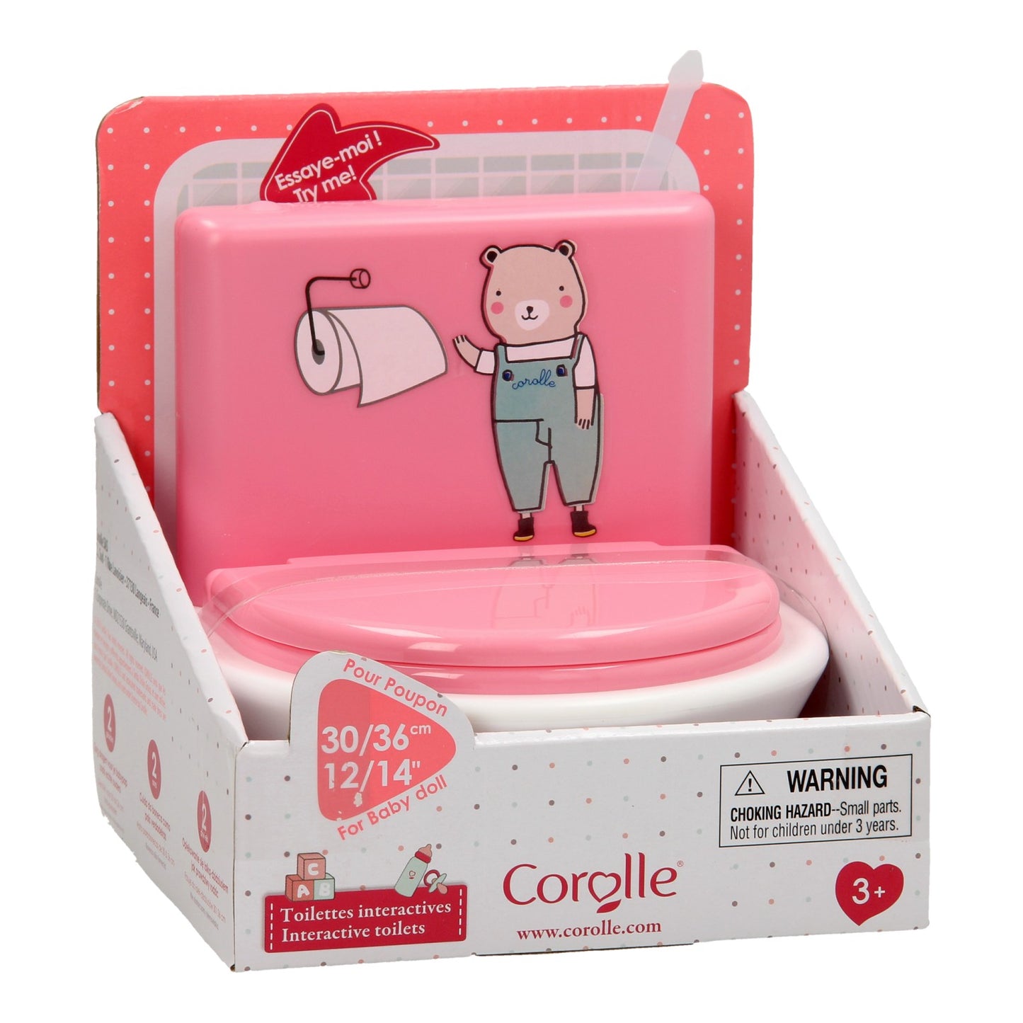 Corolle mon grand poupon - interactieve wc