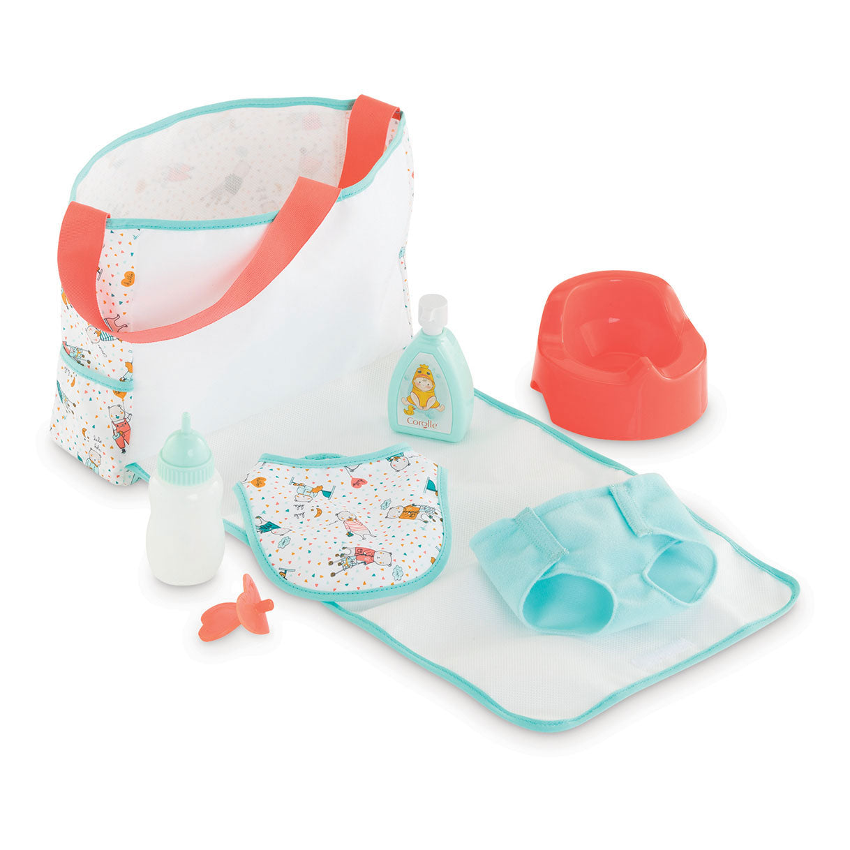 Corolle mon grand poupon - poppen luiertas met assessoires