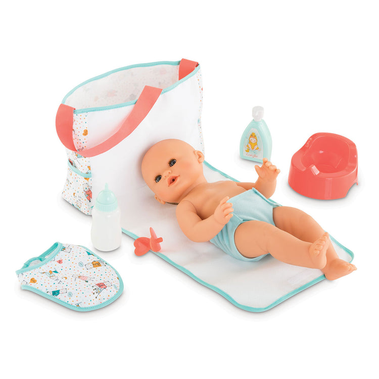 Corolle mon grand poupon - poppen luiertas met assessoires
