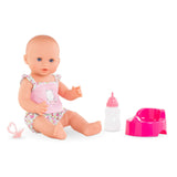 Corolle mon grand poupon drink- en plaspop - emma, 36cm - afbeelding 1