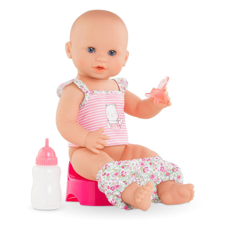 Corolle mon grand poupon drink- en plaspop - emma, 36cm
