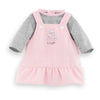 Corolle mon grand poupon - poppenjurk met shirt, 36cm