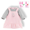 Corolle mon grand poupon - poppenjurk met shirt, 36cm