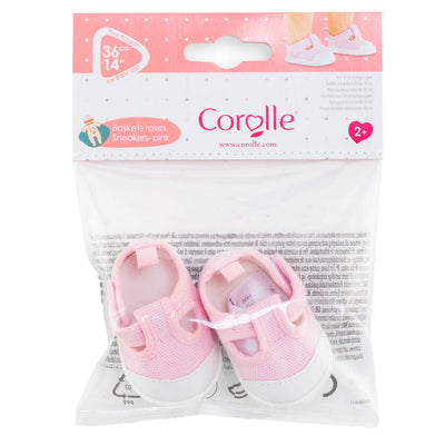 Corolle poppen sneakers roze - babypop accessoires 36cm.