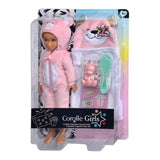 Corolle girls - modepop valentine pyjama party set - afbeelding 2