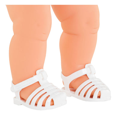 Corolle sandalen poppenaccessoire wit 36cm mon grand poupon.