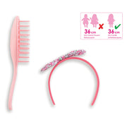 Corolle ma haarband bloem met haarborstel, 2dlg. - afbeelding 3