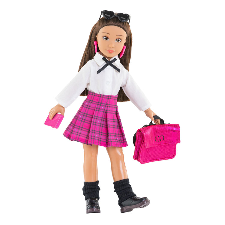 Corolle girls engelse student poppenkleren - mode accessoires set 28 cm.