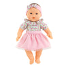Corolle grote babypop met bloemetjes, 36cm