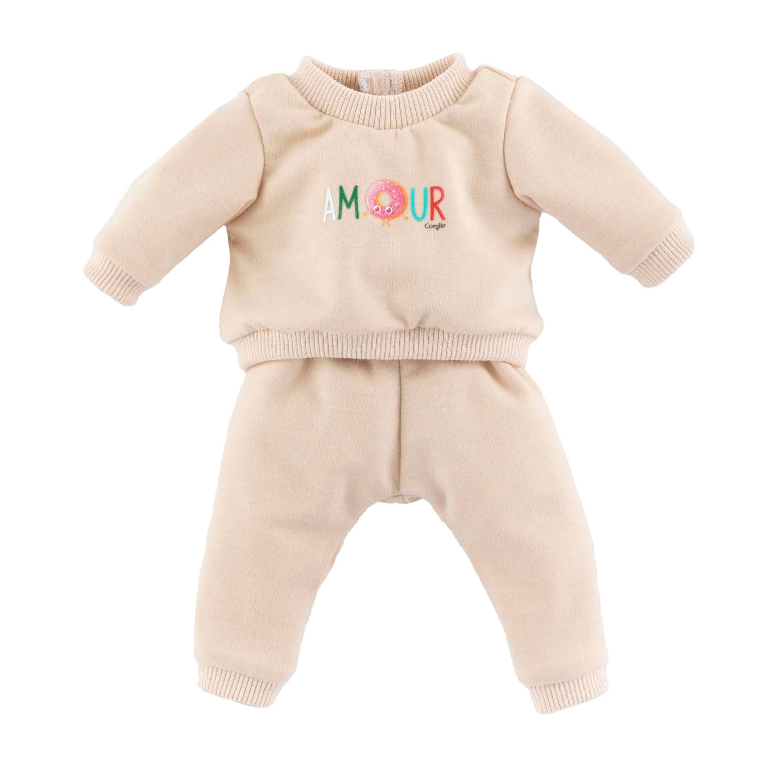 Corolle beige trainingspak voor babypop, 30cm