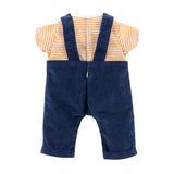 Corolle t-shirt en marineblauw overall, 36cm - afbeelding 2