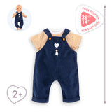 Corolle t-shirt en marineblauw overall, 36cm - afbeelding 4