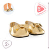 Corolle gouden ballet platte schoenen voor babypop, 36cm