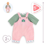 Corolle poppenkleding babypop 42cm - t-shirt en overall - kleurrijke outfit. - afbeelding 5