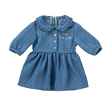 Corolle spijkerjurkje voor babypop, 36cm - afbeelding 1