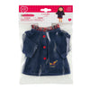 Corolle holidays jas voor poppen, 36cm