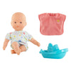 Corolle – mini badset – badpop 20 cm – cape en bootje