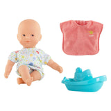Corolle – mini badset – badpop 20 cm – cape en bootje - afbeelding 3