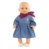 Corolle jeans jurk met sjaal kleine ontdekker - 30cm