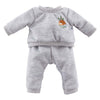 Corolle grijs joggingpak kleine ontdekker - 30cm