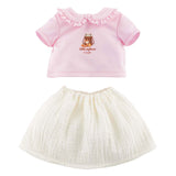 Corolle poppenoutfit t-shirt en jurkje kleine ontdekker 30cm dieren. m - afbeelding 1