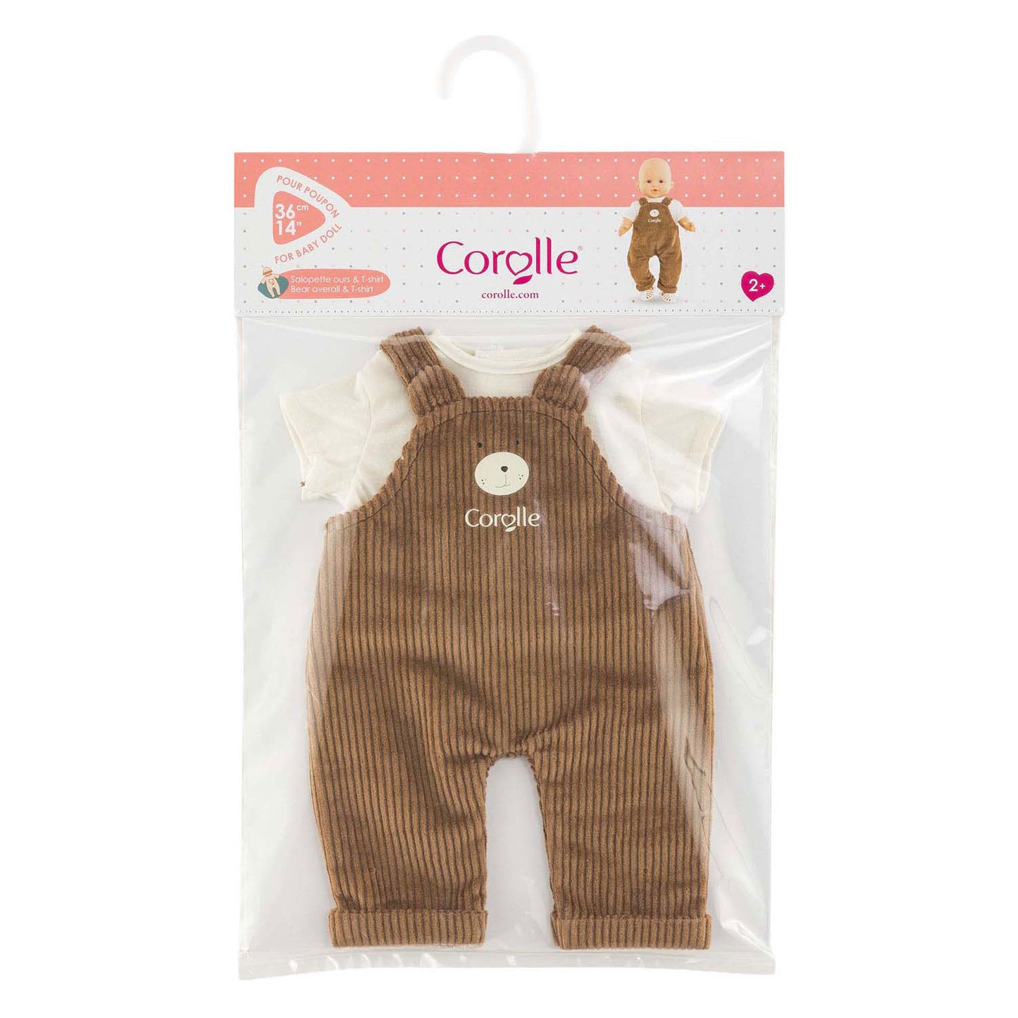 Corolle poppen overall met t-shirt kleine ontdekker - 36cm