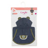 Corolle regenponcho poppenkostuum 36cm met capuchon en berenoortjes.