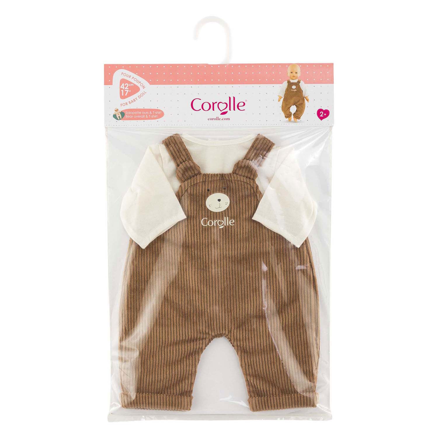 Corolle poppen overall met t-shirt kleine ontdekker - 42cm