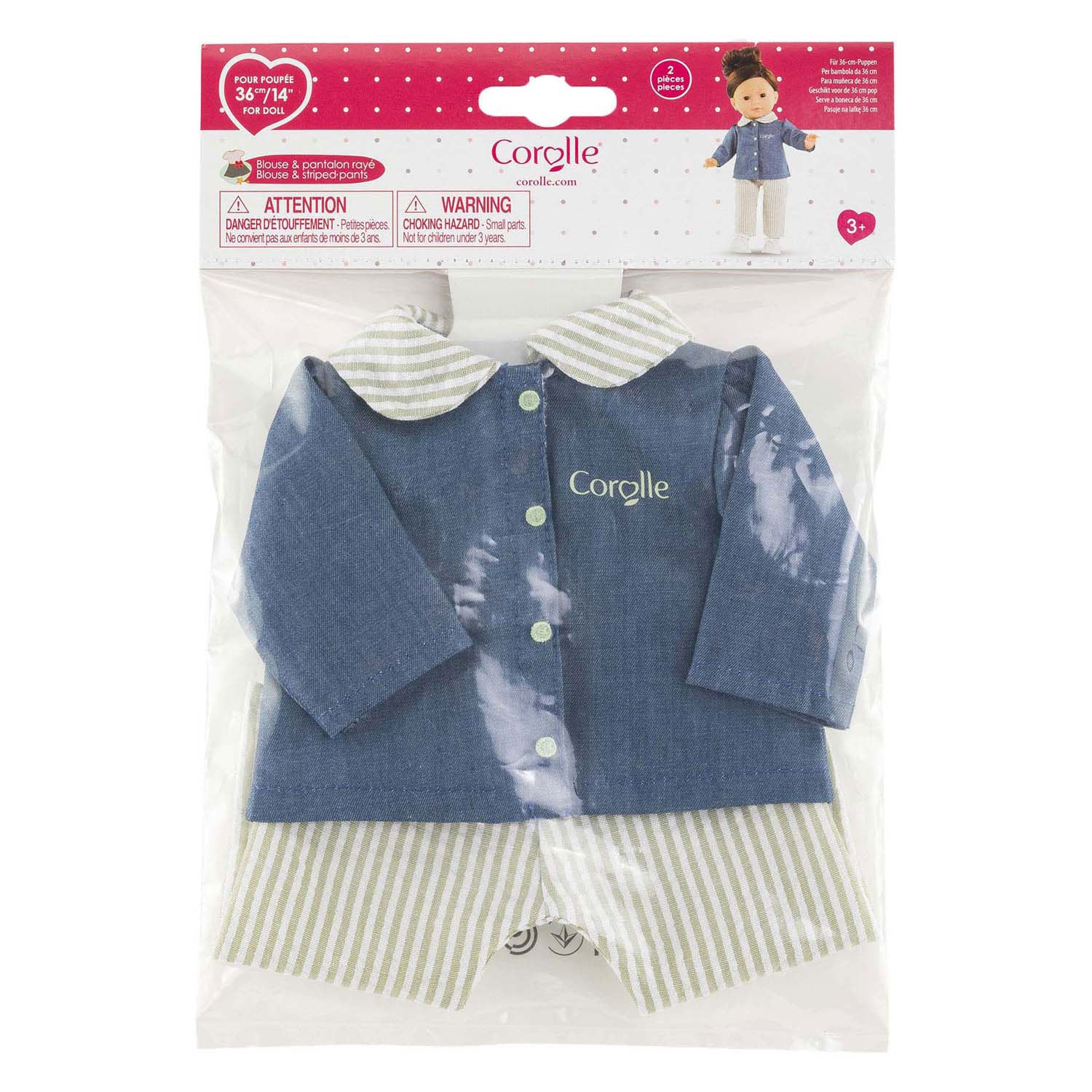 Corolle ma poppenblouse en broek - 36cm
