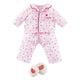Corolle ma poppenpyjama en slofjes - hartjes - 36cm