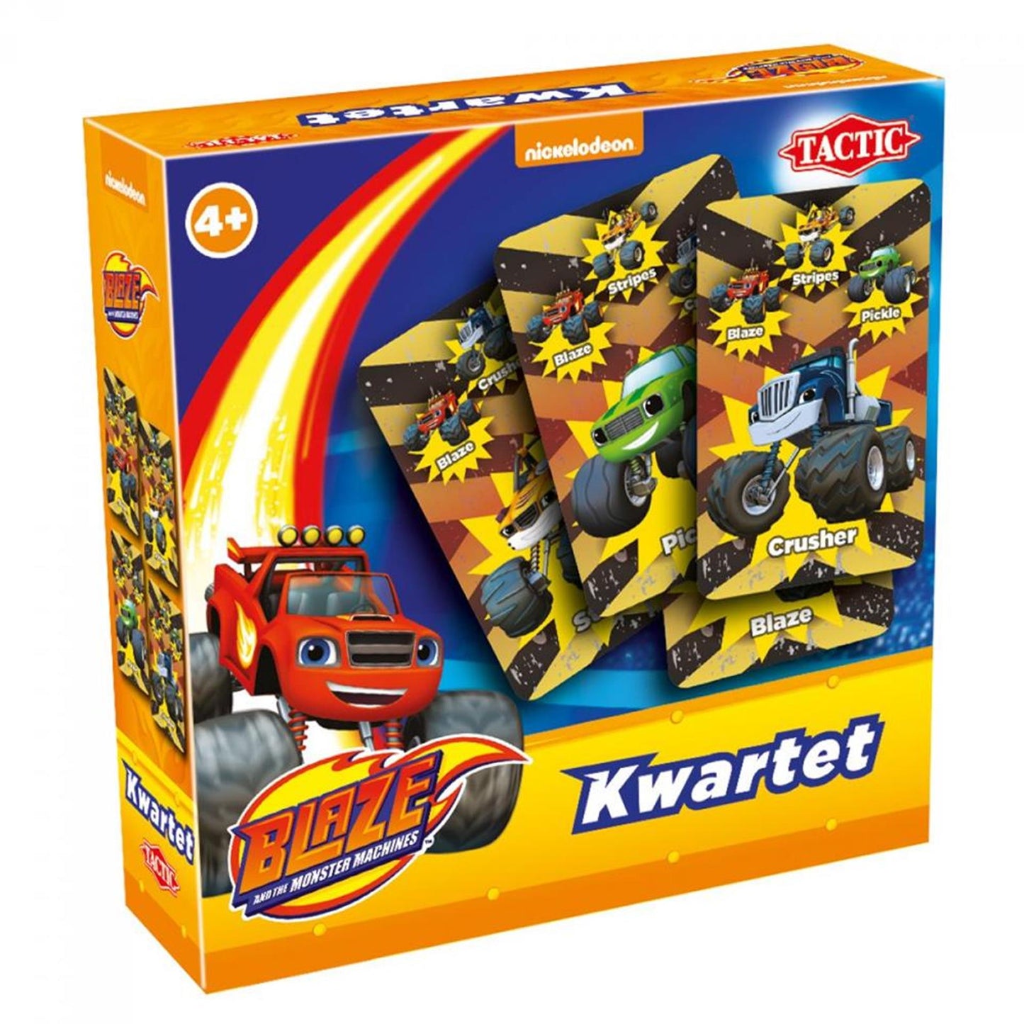 Tactic blaze kwartet – kaartspel – kinderspel – vanaf 4 jaar – 2-4 spelers