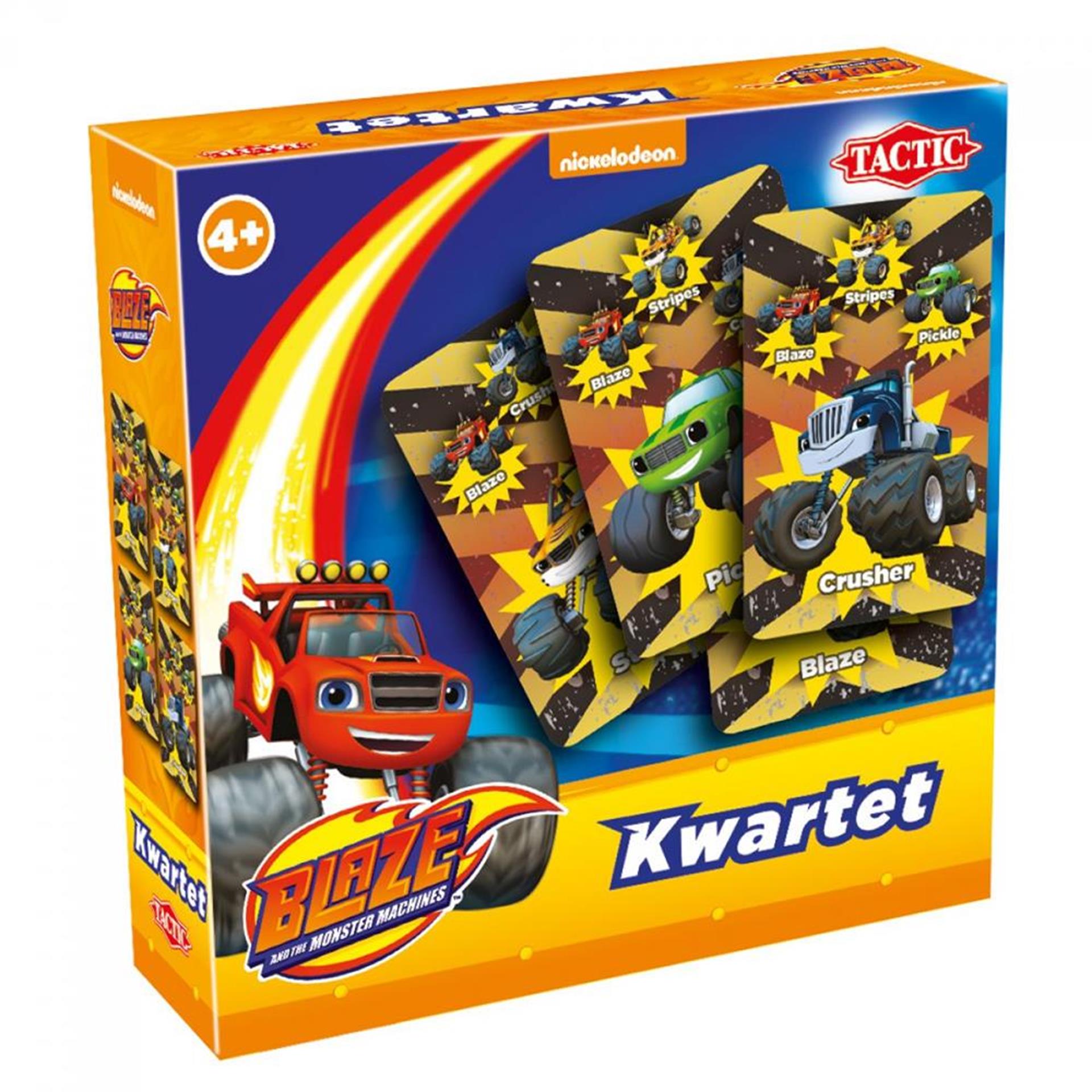 Tactic blaze kwartet – kaartspel – kinderspel – vanaf 4 jaar – 2-4 spelers